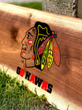 Chicago Blackhawks Charcuterie/Display Board