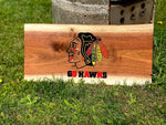 Chicago Blackhawks Charcuterie/Display Board