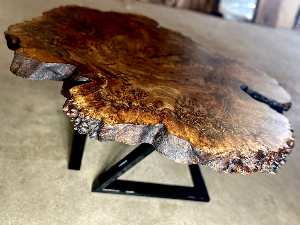 Rustic Claro Walnut Wood Coffee Table